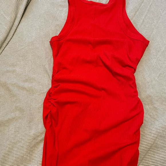 a new day Vibrant Red midi Dress - Picture 4 of 5